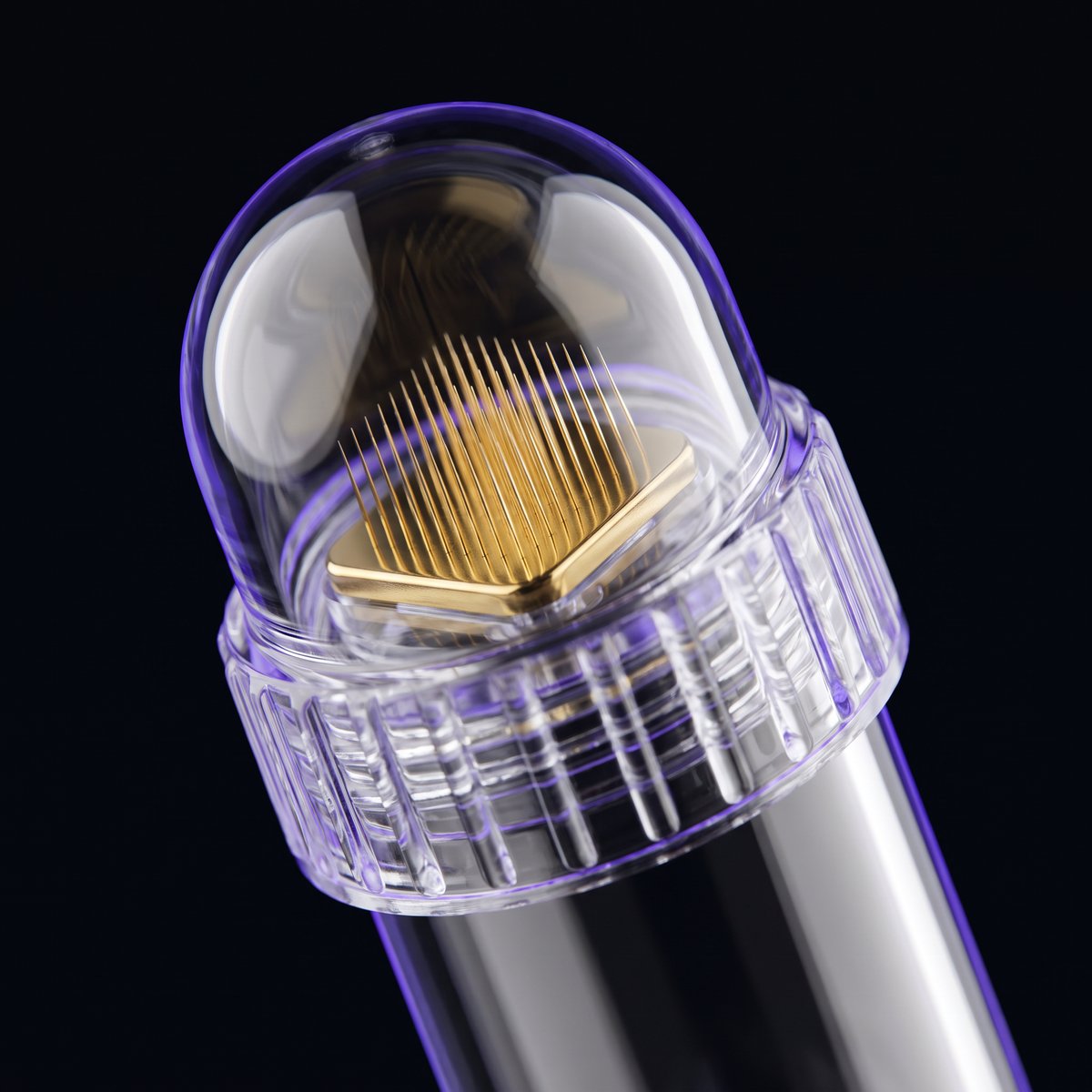 0.5 mm gold-plated micro-infusion head, macro